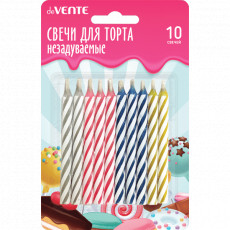 Набор свечей незадуваемых для торта