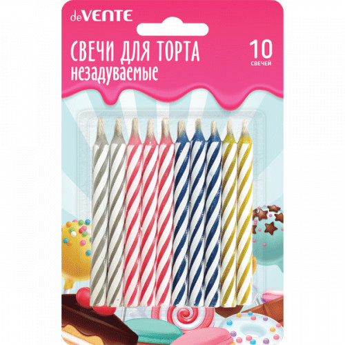 Набор свечей незадуваемых для торта