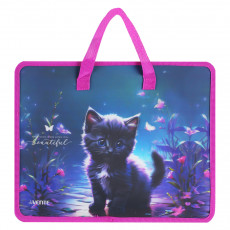 Папка для тетрадей, ИЗО и технологии 3D Beautiful Cat Папка для тетрадей, ИЗО и технологии 3D Beautiful Cat