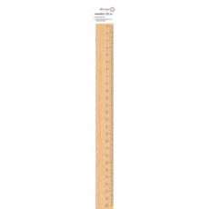 Линейка деревянная