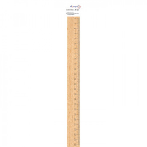 Линейка деревянная