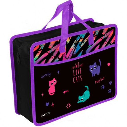 Папка для тетрадей, ИЗО и технологии Funny Cats