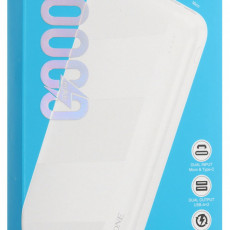 Аккумулятор внешний Borofone BJ27, Pindar, 10000mAh, цв.белый, 1 шт.