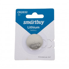 Элемент питания SMARTBUY CR 2032, литиевая, 1 шт.