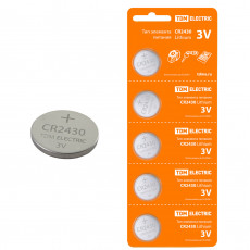 Элемент питания TDM CR2025 Lithium 3V BP-5 1шт.