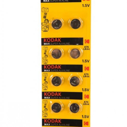 Элемент питания Kodak AG13 (357) LR1154, LR44 [KAG13-10] 1шт.