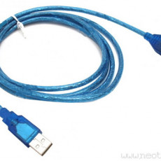 Кабель-удлинитель TELECOM USB2.0 AM-AF, голубая изоляция, 1.8 м. (1/200) Кабель-удлинитель TELECOM USB2.0 AM-AF, голубая изоляция, 1.8 м. (1/200)