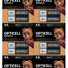 Элемент питания OPTICELL SIMPLY LR6 отрывной BL20 2*10 (20/200/21000), 1 шт.