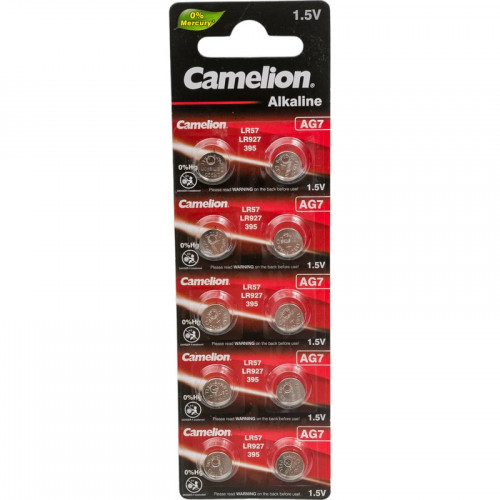 Camelion G 7 BL-10 Mercury Free (AG7-BP10(0%Hg), 395A/LR926/195 батарейка для часов)