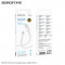 Кабель USB - микро USB Borofone BX116 Certain, 1.0м, 2.4A, ткань, цвет: белый (1/360) Кабель USB - микро USB Borofone BX116 Certain, 1.0м, 2.4A, ткань, цвет: белый (1/360)
