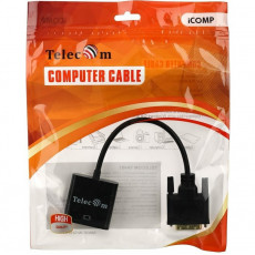 Кабель-переходник DVI-D 25M -> VGA 15F Telecom <TA491> (1/) Кабель-переходник DVI-D 25M -> VGA 15F Telecom <TA491> (1/)