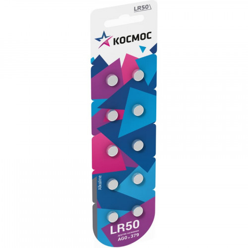 Элемент питания КОСМОС AGO (379A) LR50. LR521