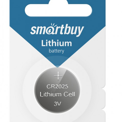 Элемент питания SMARTBUY CR 2025 BL1 (12/720)