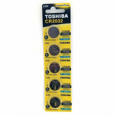 Батарейка TOSHIBA CR2032 литиевая 5 шт.