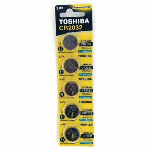 Батарейка TOSHIBA CR2032 литиевая 5 шт.