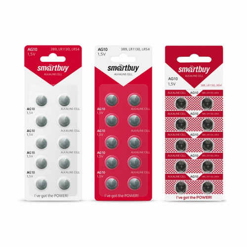 Элемент питания SMARTBUY AG7 BL10 (10/2000)