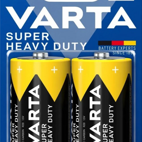 Элемент питания VARTA R20 SUPERLIFE (2 бл) (24/120)