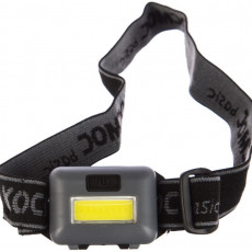 Фонарь КОСМОС светодиодный H101-COB налобный 3Вт СОВ. 3 режима работы, 3хААА, супер яркий, экономичный, мигающий (1/12/240)