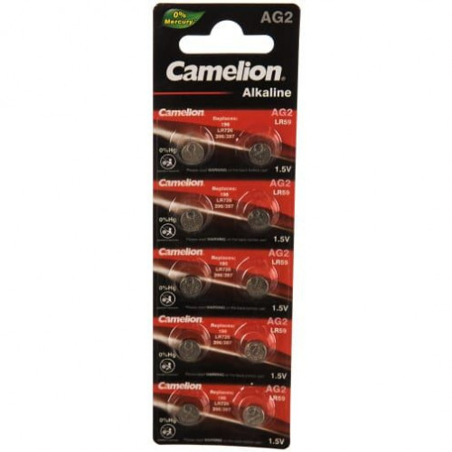 Camelion G 2 BL-10 Mercury Free (AG2-BP10(0%Hg), 396A/LR726/196 батарейка для часов)