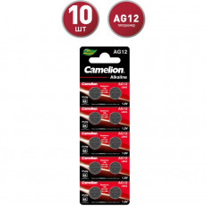Camelion G12 BL-10 Mercury Free (AG12-BP10(0%Hg), 386A/LR43/186 батарейка для часов) Camelion G12 BL-10 Mercury Free (AG12-BP10(0%Hg), 386A/LR43/186 батарейка для часов)