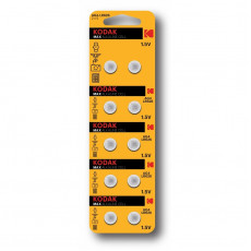 Элемент питания Kodak AG4 (377) LR626, LR66, 1 шт.