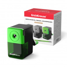 Точилка механическая ErichKrause® с контейнером, цвет корпуса ассорти (в коробке по 1 шт.) Точилка механическая ErichKrause® с контейнером, цвет корпуса ассорти (в коробке по 1 шт.)