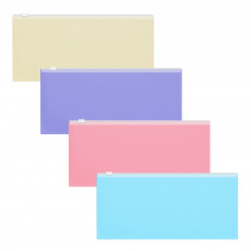 Zip-пакет пластиковый ErichKrause® Fizzy Pastel, Travel, ассорти (в пакете по 12 шт.)