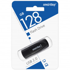 Флеш-накопитель USB 128GB Smart Buy Scout чёрный
