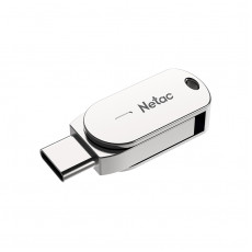 Флеш-накопитель USB 3.0 32GB Netac U785C Dual серебро (USB 3.0/3.1 + Type C)