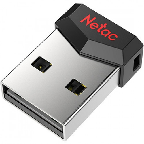 Флеш-накопитель USB 8GB Netac UM81 Ultra чёрный металл
