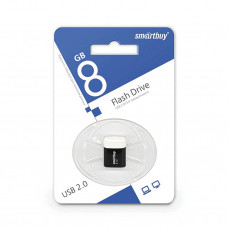 Флеш-накопитель USB 8GB Smart Buy Lara чёрный