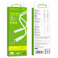 Кабель AUX, Jack 3,5mm(m) - Jack 3,5mm(m) Borofone BL16, 1.0м, цвет: белый (1/360) Кабель AUX, Jack 3,5mm(m) - Jack 3,5mm(m) Borofone BL16, 1.0м, цвет: белый (1/360)