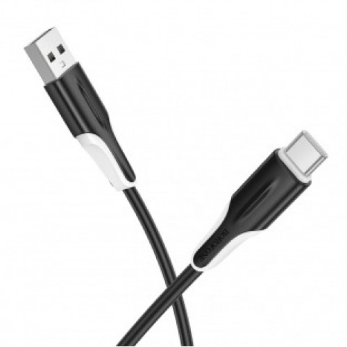 Кабель USB - Type-C Borofone BX119, 1.0м, круглый, ПВХ, 3.0А, цвет: белый (1/360)