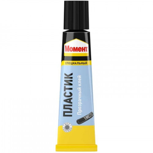 Клей МОМЕНТ "Пластик" Прозрачный клей 30мл