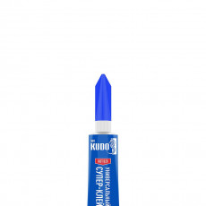 KUDO Клей цианоакрилатный "Универсальный Супер-клей Гель" 3 г.KBT-020 блистер /12 /288