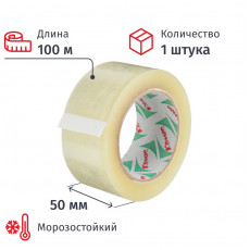 Клейкая лента упаковочная Комус 50мм*100м*50мкм прозрачная