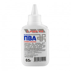 Клей ПВА универсальный 65 гр."С-КЛЕЙ-КА" ,/еврофлакон /ст.60/., КУ-65