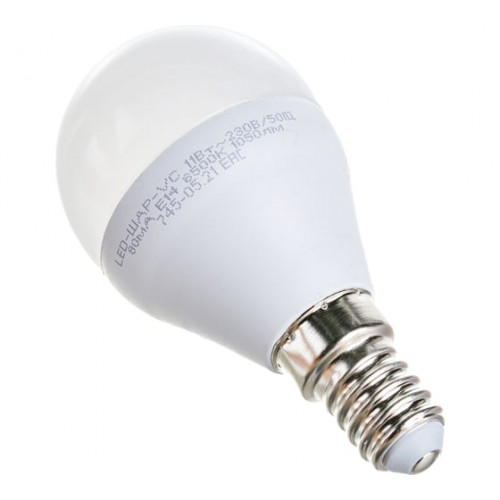 Лампа светодиодная LED- ШАР-VC 11Вт 230В Е14 6500К 1050Лм IN HOME, арт.4690612024929