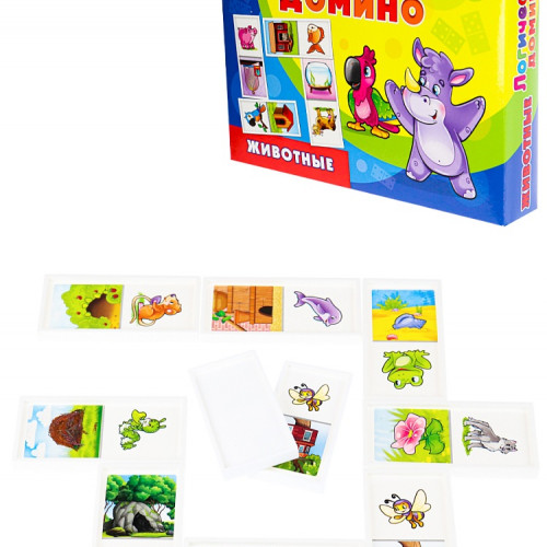 Логическое Домино ЖИВОТНЫЕ Арт. ИД-5426