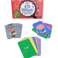 ВИКТОРИНА. 100 карточек. ВИКТОРИНА ДЛЯ ДЕТЕЙ. КТО УМНЫЙ (Арт. ИН-6396)