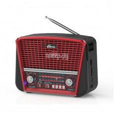 Радиоприёмник RITMIX RPR050, красный. Портативный трёхдиапазонный радиоприемник FM / AM / SW. Функци