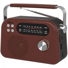 Радиоприёмник RITMIX RPR-045 CHOCOLATE, Bluetooth v.5.3, FM/AM/SW, USB, micro SD, кабель Type-C - US
