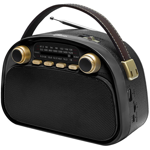 Радиоприемник трёхдиапазонный RITMIX RPR-040 BLACK, Bluetooth v.5.3, USB флэш/microSD, MP3, вход USB