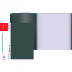 Папка с 100 вкладышами "deVENTE. Daily" A4, 800 мкм, вкладыши 30 мкм, фактура "песок" сменная этикет