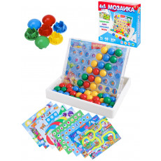 05. Серия "Мозайкин". Игра 4в1 (Мозаика, Мемо, Лабиринт, Лото) чемодан в коробке ( Арт. ИН-8226)