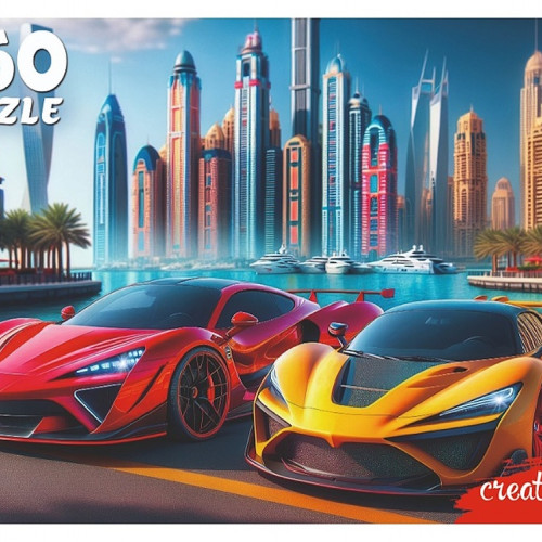 ПАЗЛЫ 260 элементов. ШИКАРНЫЕ АВТОМОБИЛИ (арт. УК260-0242)