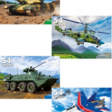 ПАЗЛЫ 54 элемента. ТРАНСПОРТ (Арт. П54-3667), 1 шт.