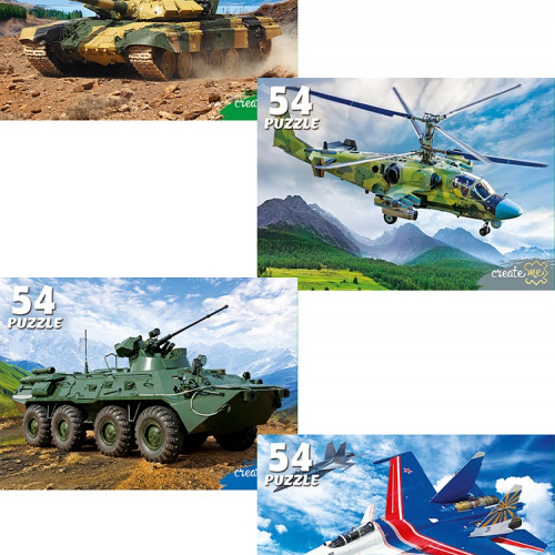 ПАЗЛЫ 54 элемента. ТРАНСПОРТ (Арт. П54-3667), 1 шт.
