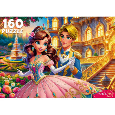 ПАЗЛЫ 160 элементов. ПРИНЦ И ПРИНЦЕССА В САДУ (арт. УК160-5539)