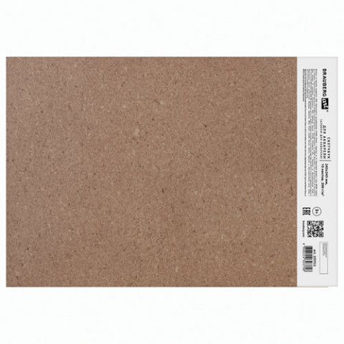 Альбом для акварели, бумага ИТАЛИЯ 200 г/м2 25% хлопок 245х345 мм, 10 л., BRAUBERG ART PREMIERE, 105911